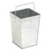 Global Industrial Square Outdoor Can, Gray, Steel, 10-1/4 in 238242GY - alternate 7